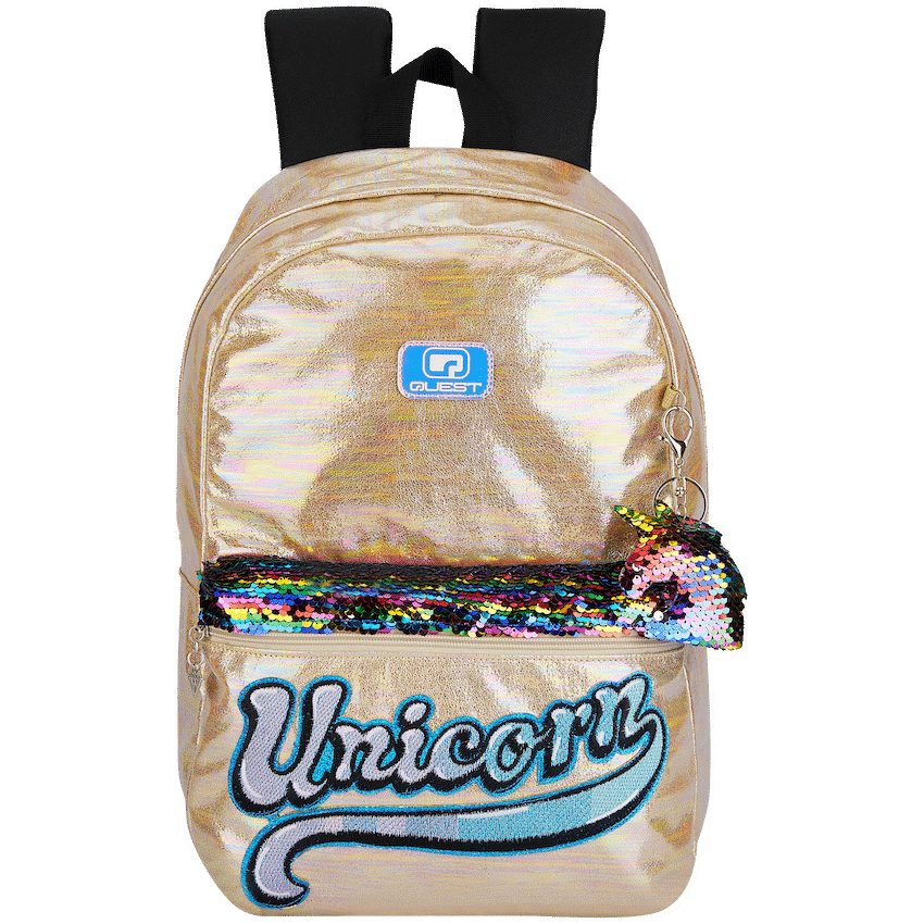Quest Unicorn Glamour Backpack Gold