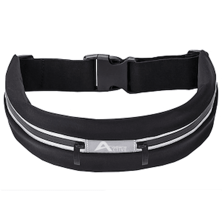Volkano Active Strap Series Running Belt (Black)