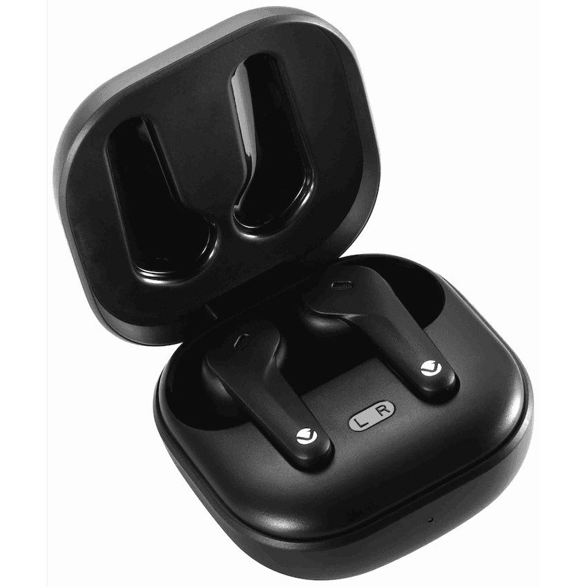 Volkano Silento ANC Series True Wireless + Charging Case - Black