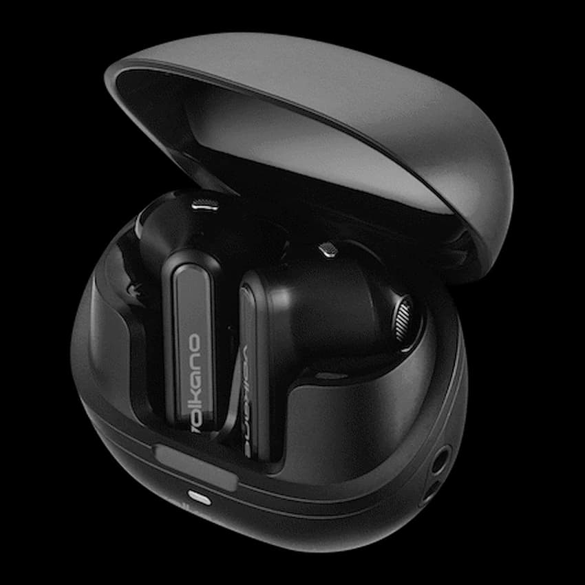 Volkano QuietFit - TWS Earphones with ANC & ENC- Black