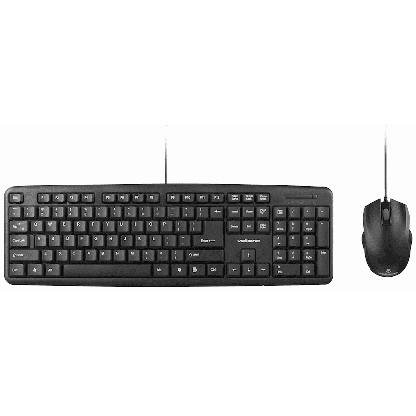 Volkano Krypton Wired Keyboard and Mouse Combo