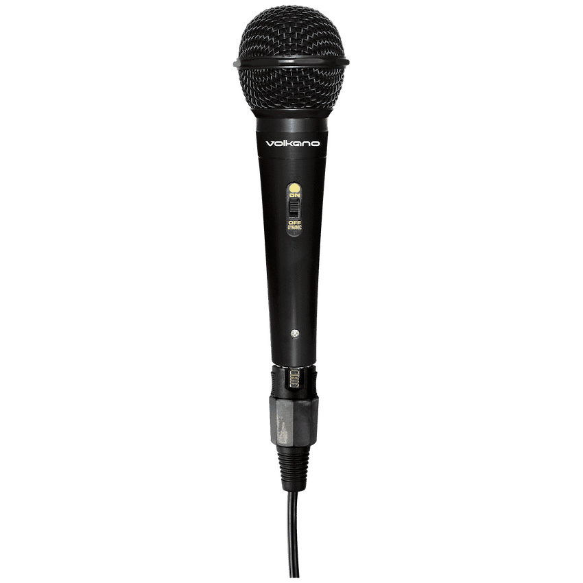 Volkano Ace Series Metal Wired Dynamic Vocal Microphone - Black