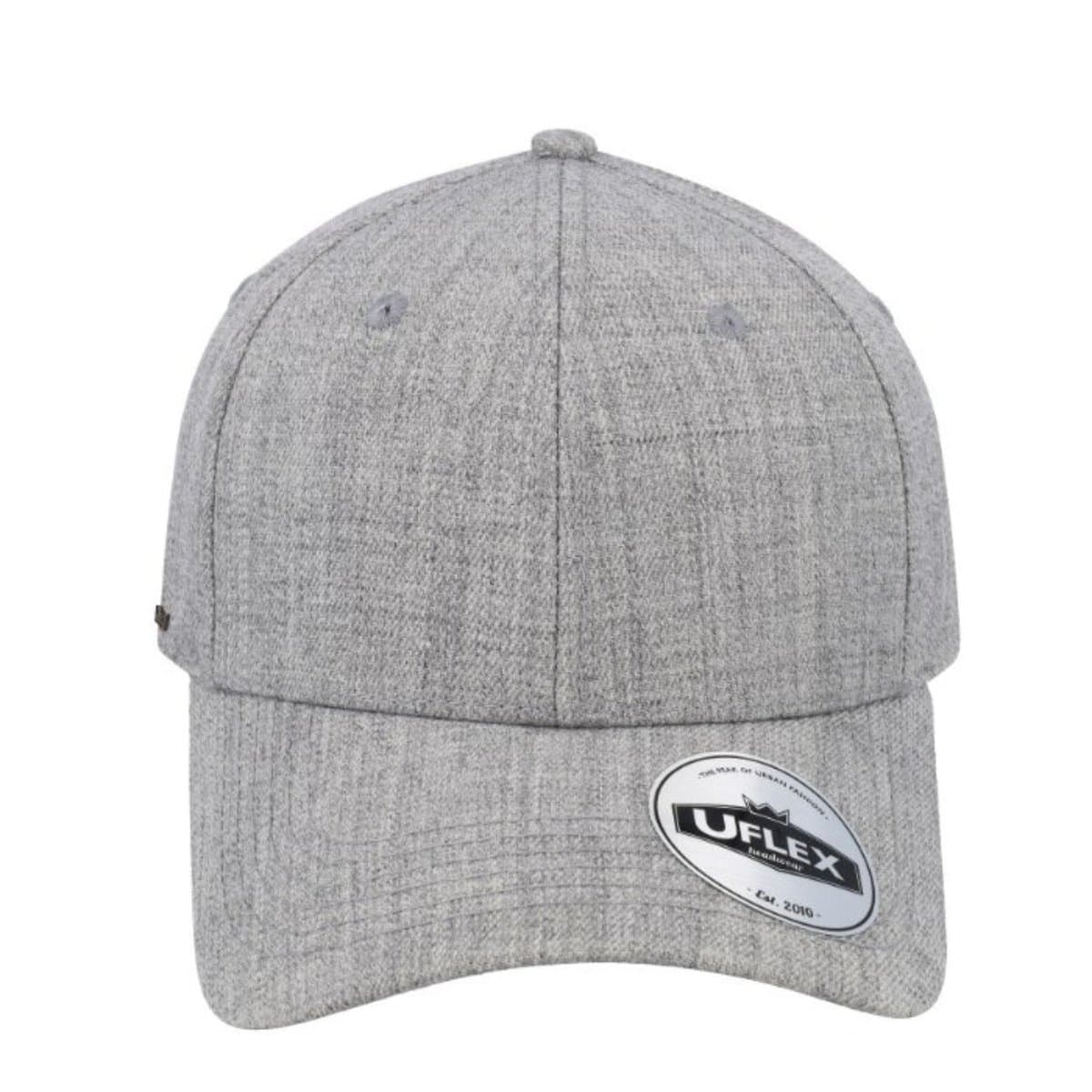 Uflex Youth Snapback 6P Curved - Grey Melange