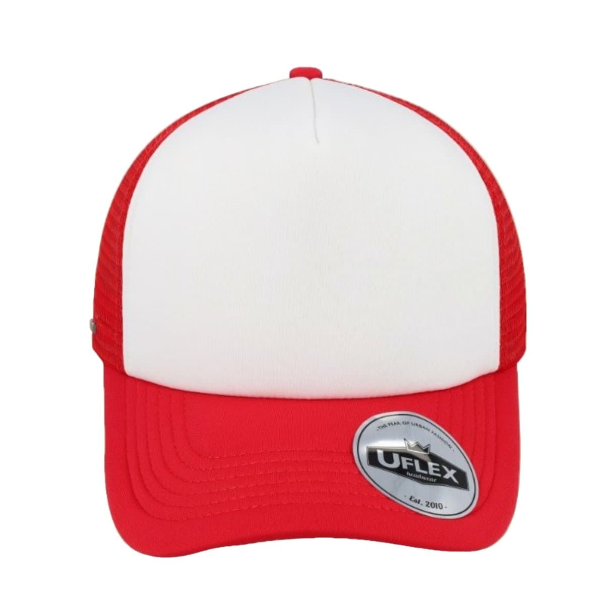 Uflex Youth Curved Peak Trucke - Red/White
