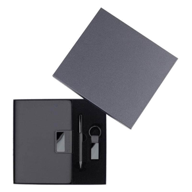 REGENT - Giftology Set of Notebook, Keychain and Pen - Blue