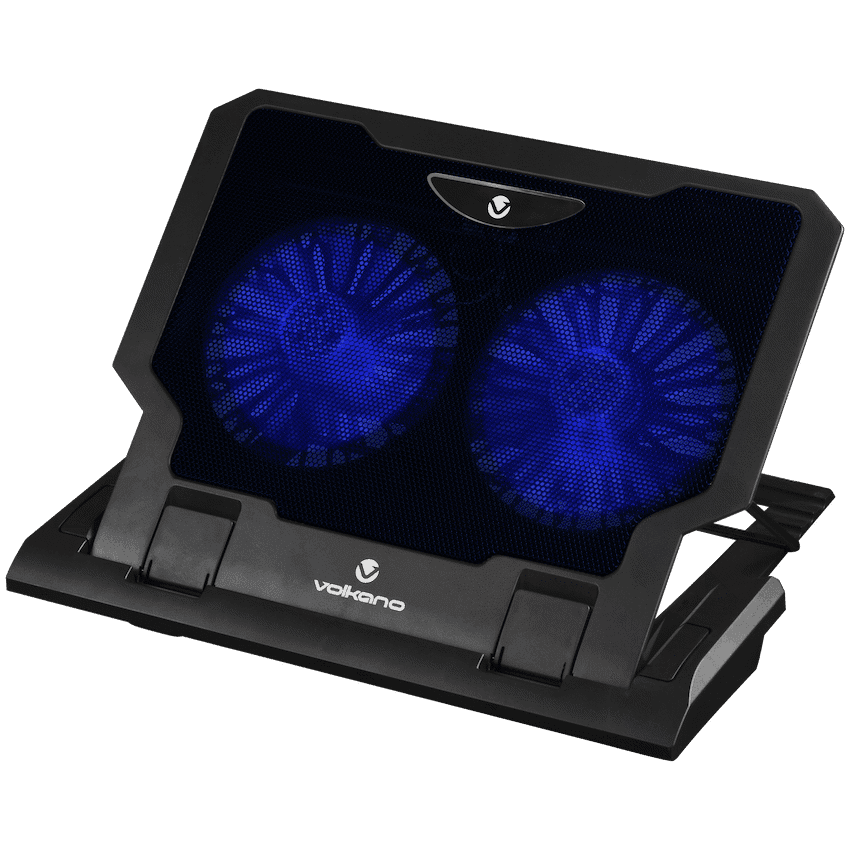 Volkano Glacier Series Upright Notebook Cooling Stand with Dual Fans