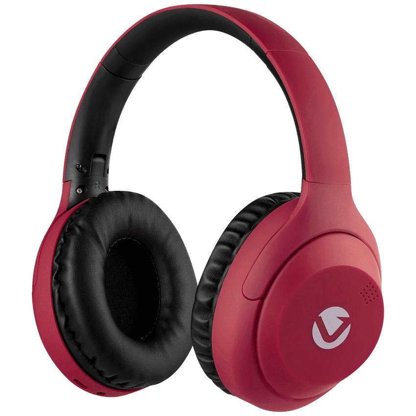 Volkano Cosmic 2 Series Bluetooth Headphones - Red