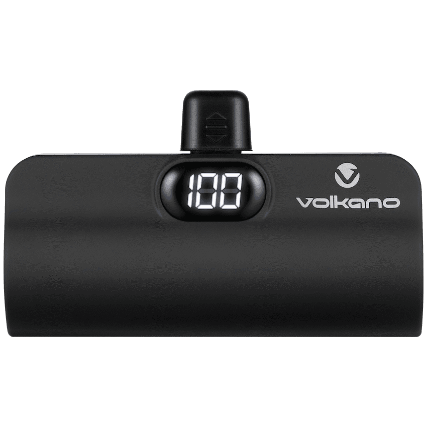 Volkano Relief Pro Power Bank - 5000mAh Type-C Direct Plug-In