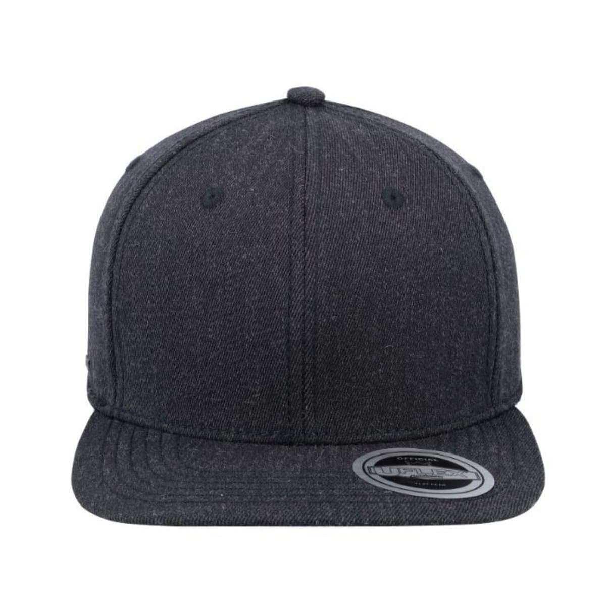 Uflex 6P Flat Peak Fitted - Black / Extra Extra Lar