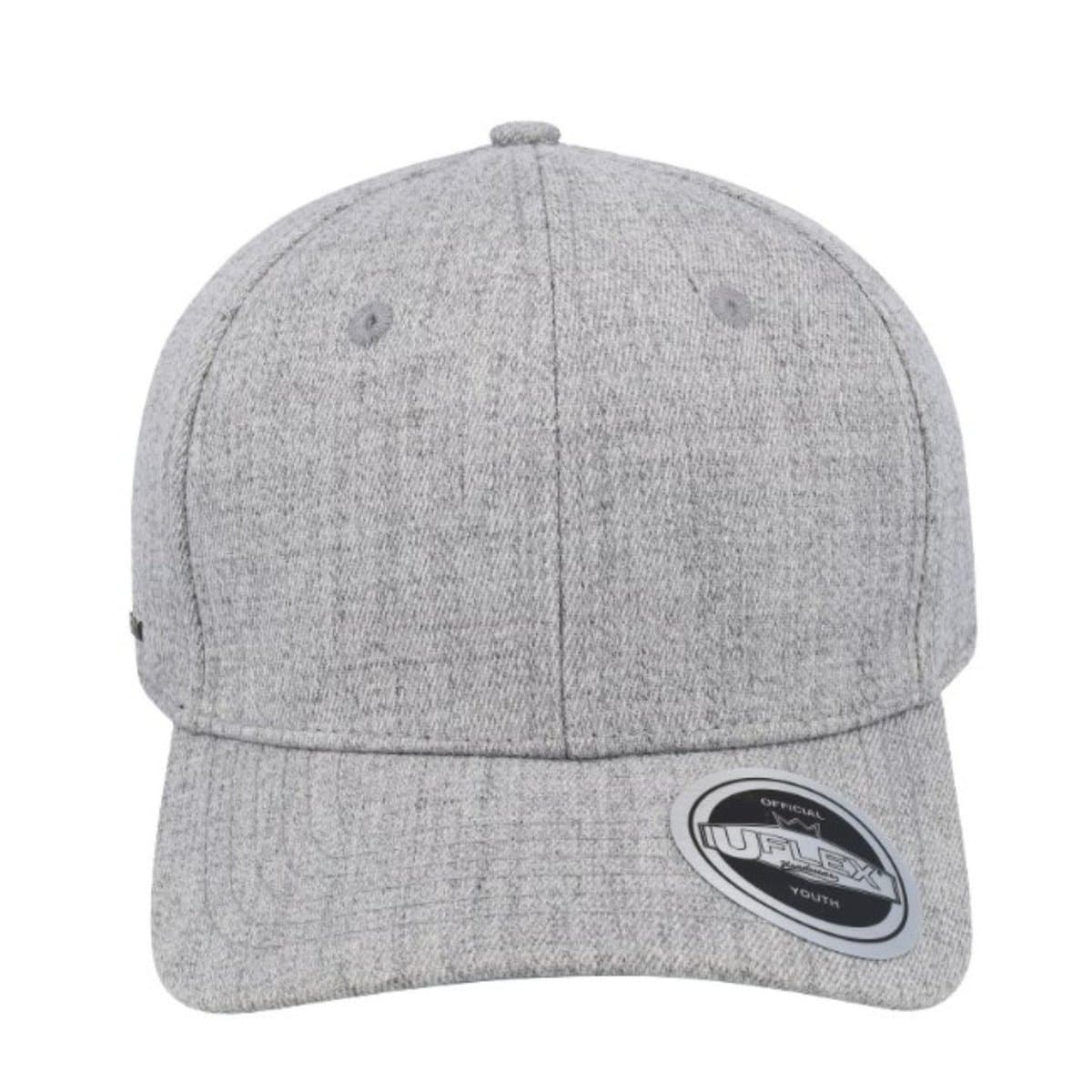 Uflex Youth Pro Style Cap - Grey Melange / Large/Xtra Larg