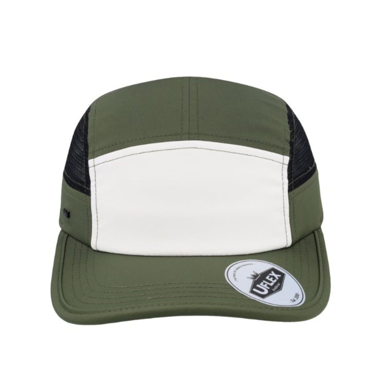 6 Panel Recycled Active cap - Olive / Black
