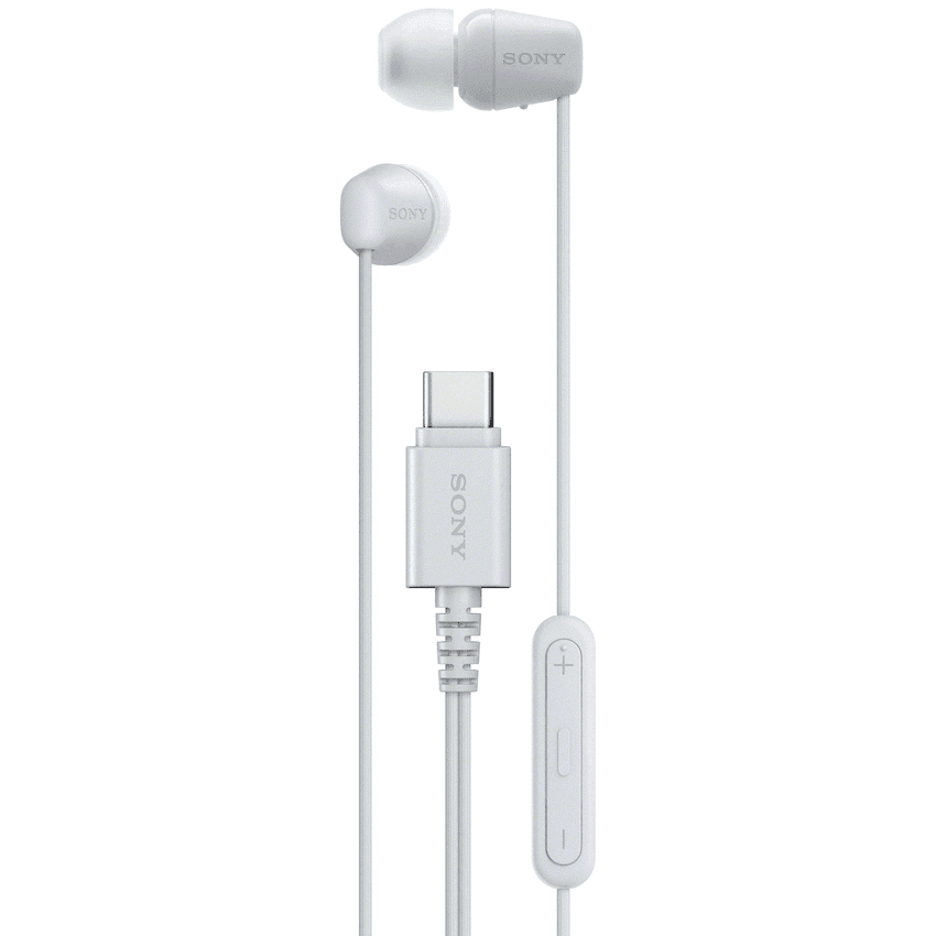 Sony EX15C USB-C Wired In-Ear Earphones - White