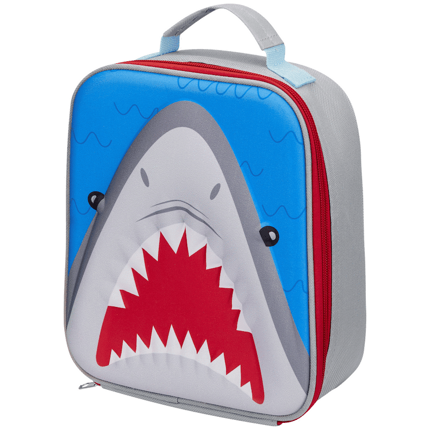 Quest Shark 3D EVA Lunch Bag - Grey