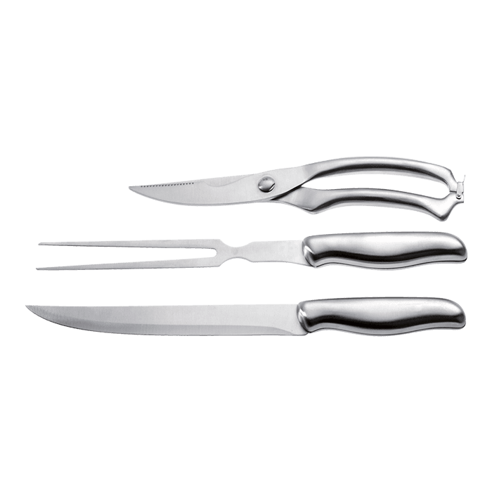 Carving Set in Aluminium Case