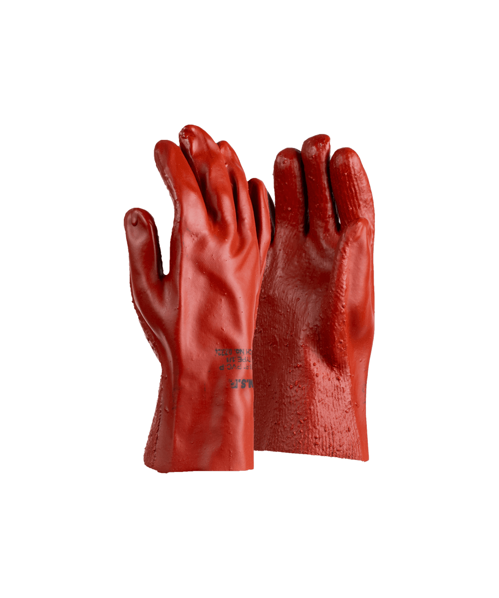 PVC Heavyweight Rough Palm Gloves - 27cm
