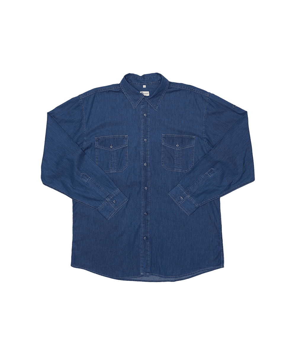 End Of Range - Denim Long Sleeve Shirt