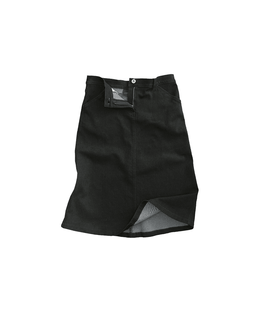 End Of Range - Women’s Black Stretch Denim Skirt