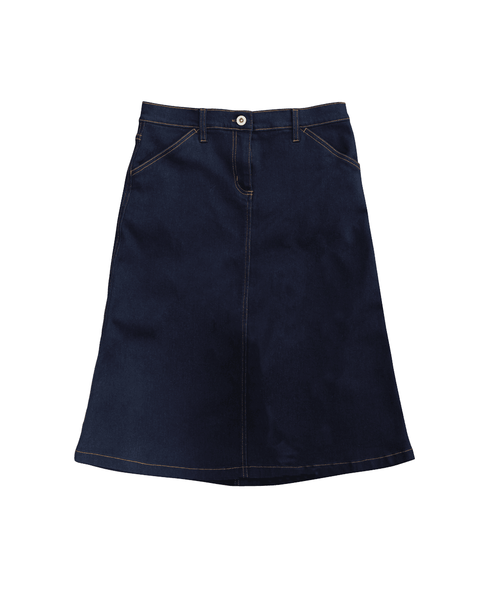 End Of Range - Women’s Blue Stretch Denim Skirt