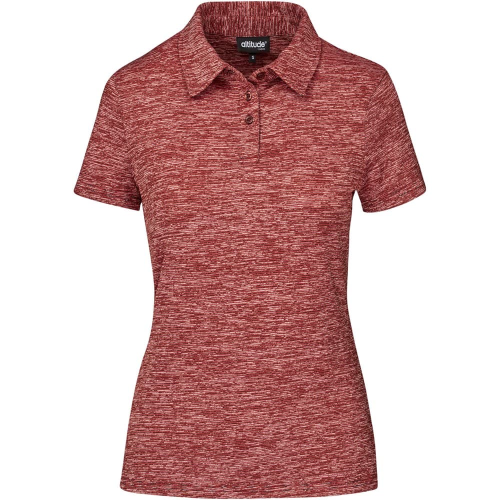 Ladies Echo Golf Shirt - Red