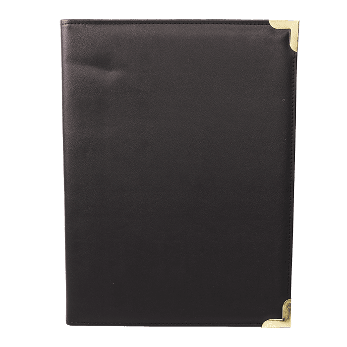 A4 Folder with Metallic Corners