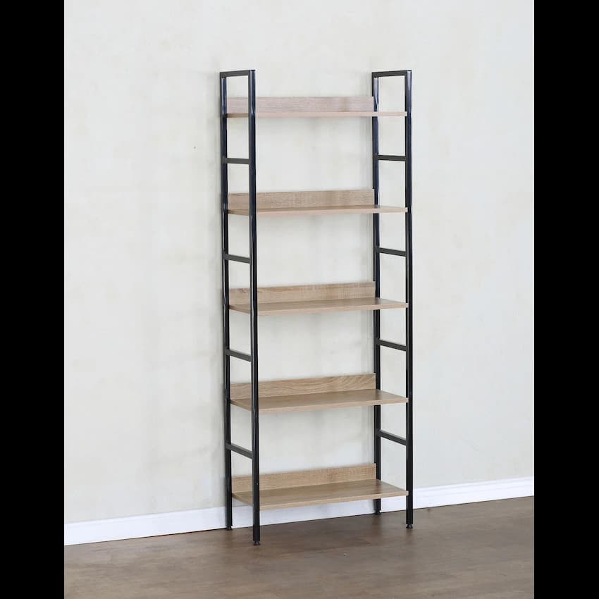 Everfurn Ethan Bookshelf - Oak