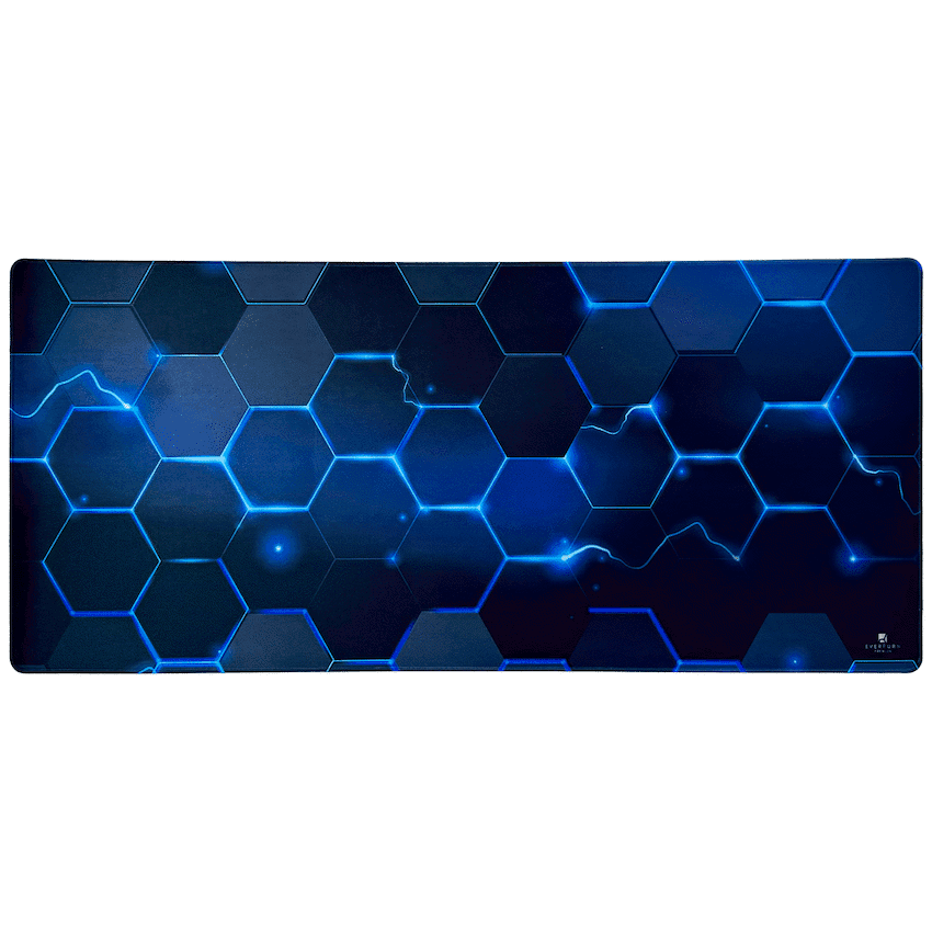 Everfurn Premium Geometric Large Desk Mat - Non-Slip - Polyester