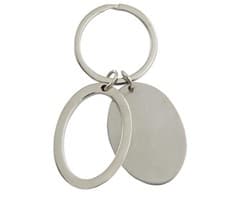 Dual Oval Keyring