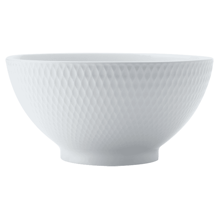 White Basics Diamonds Noodle Bowl