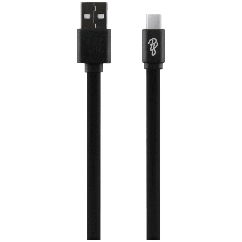 Pro Bass Energize Series Packaged USB to Type-C Cable 1.2m - Black