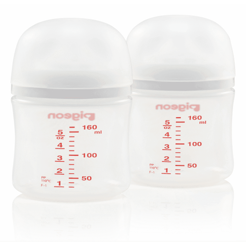 PIGEON SOFTOUCH NURSING BOTTLE 160ML - TWIN PACK