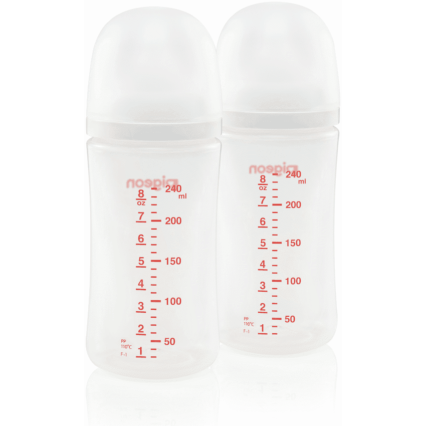 Pigeon SofTouch Nursing Bottle 240ml - Twin Pack