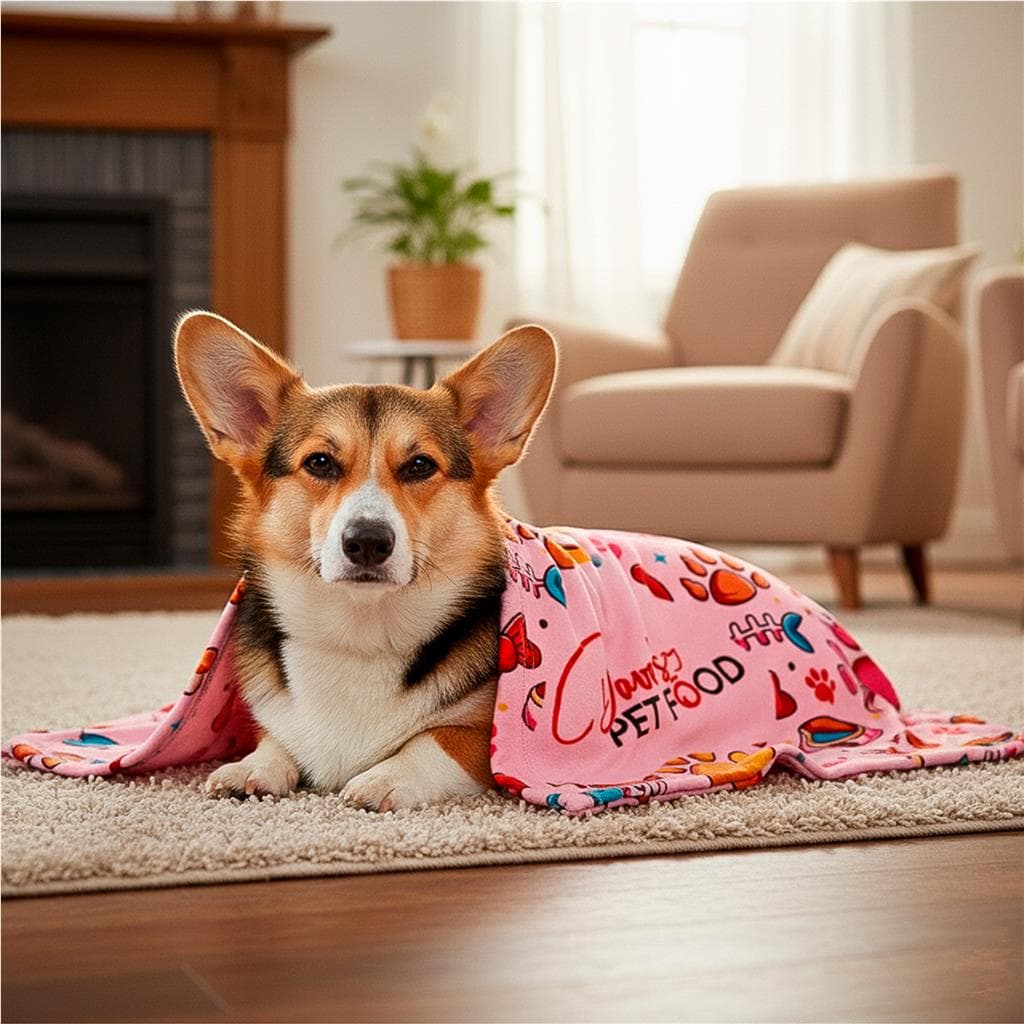 Pre-Production Sample Hoppla Nala Polyester Pet Blanket