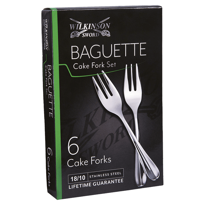 Baguette 6 Piece Cake Fork Set