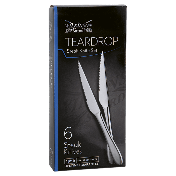 Teardrop 6 Piece Steak Knife Set