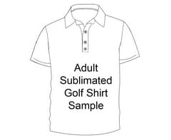Sample - 3XL Custom Unisex Sub Golf Shirt