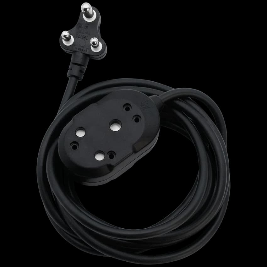 SWITCHED LIGHT DUTY Back To Back(BTB) EXTENSION LEADS 10M