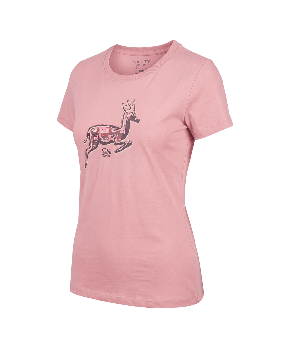 Salty Women's T-Shirt Camo Springbok