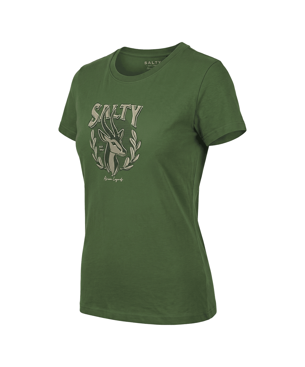 Salty Women's T-Shirt Springbok Crest