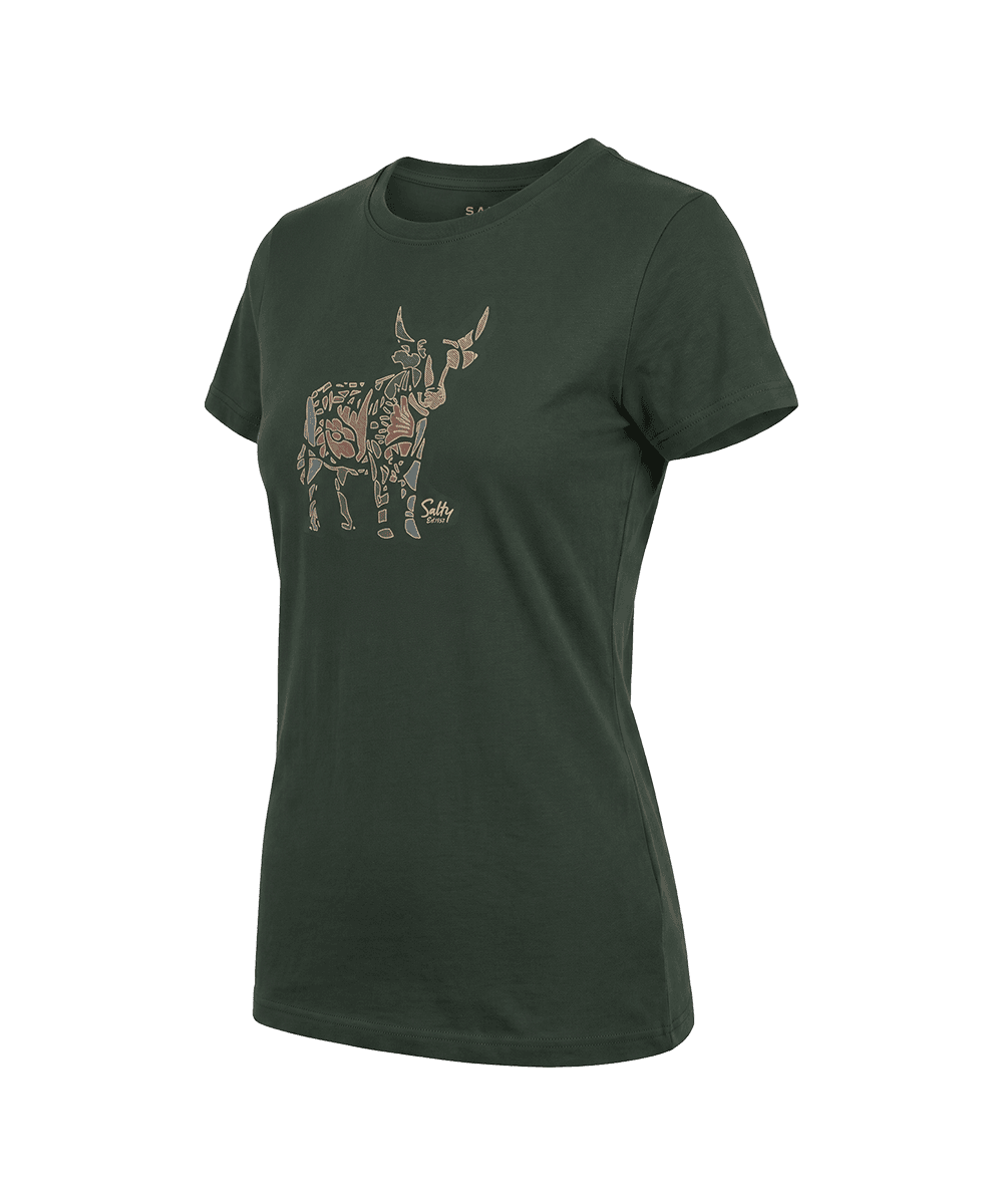 Salty Women's T-Shirt Floral Nguni