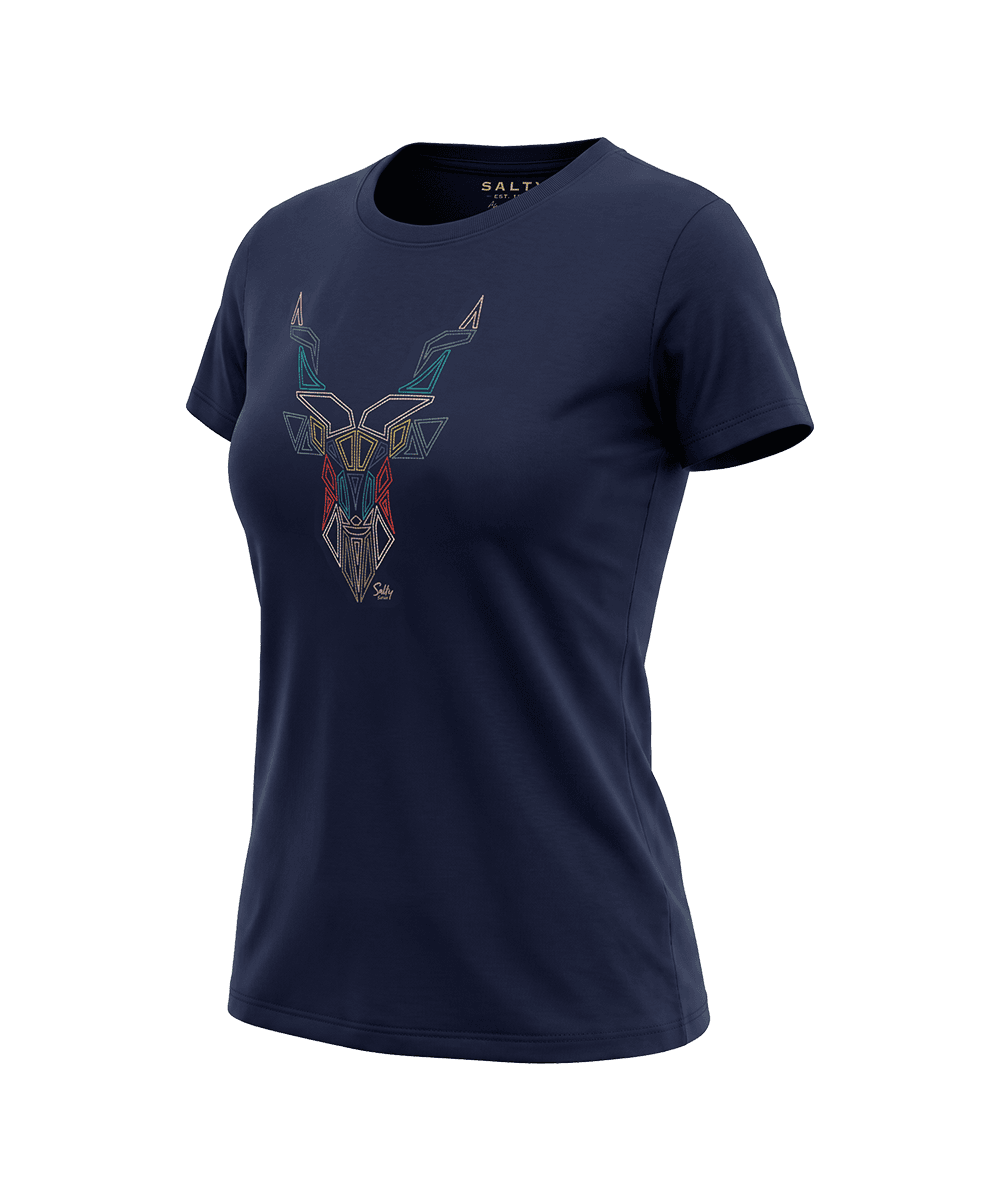 Salty Women's T-Shirt Kudu Stitch