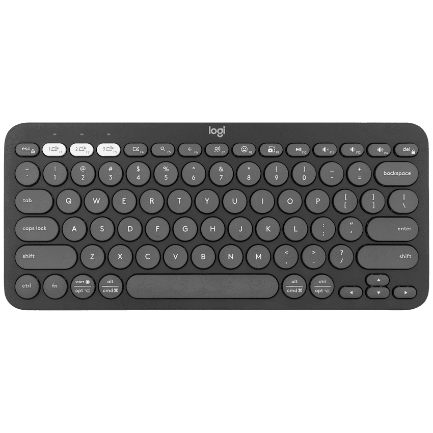 Logitech(R) Pebble Keys 2 K380s - Tonal Graphite - Tonal Graphite