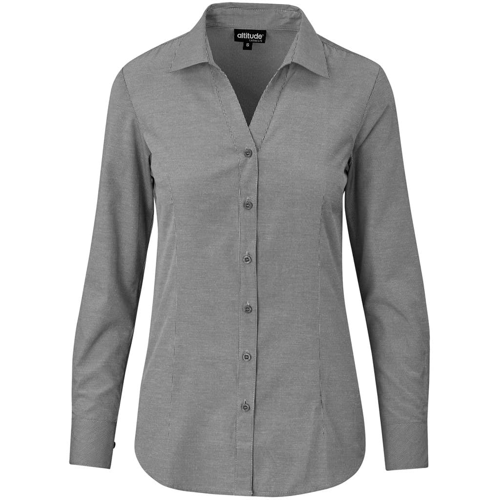 Ladies Long Sleeve Northampton Shirt - Black