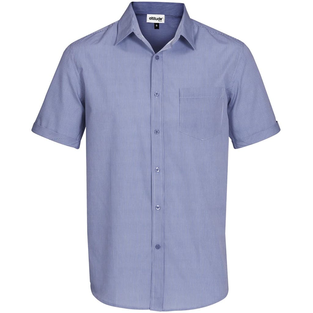 Mens Short Sleeve Northampton Shirt - Royal Blue