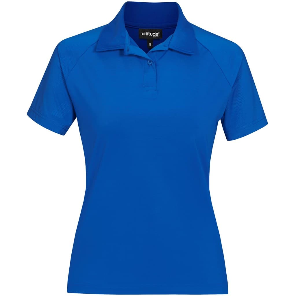 Ladies Santorini Golf Shirt - Blue