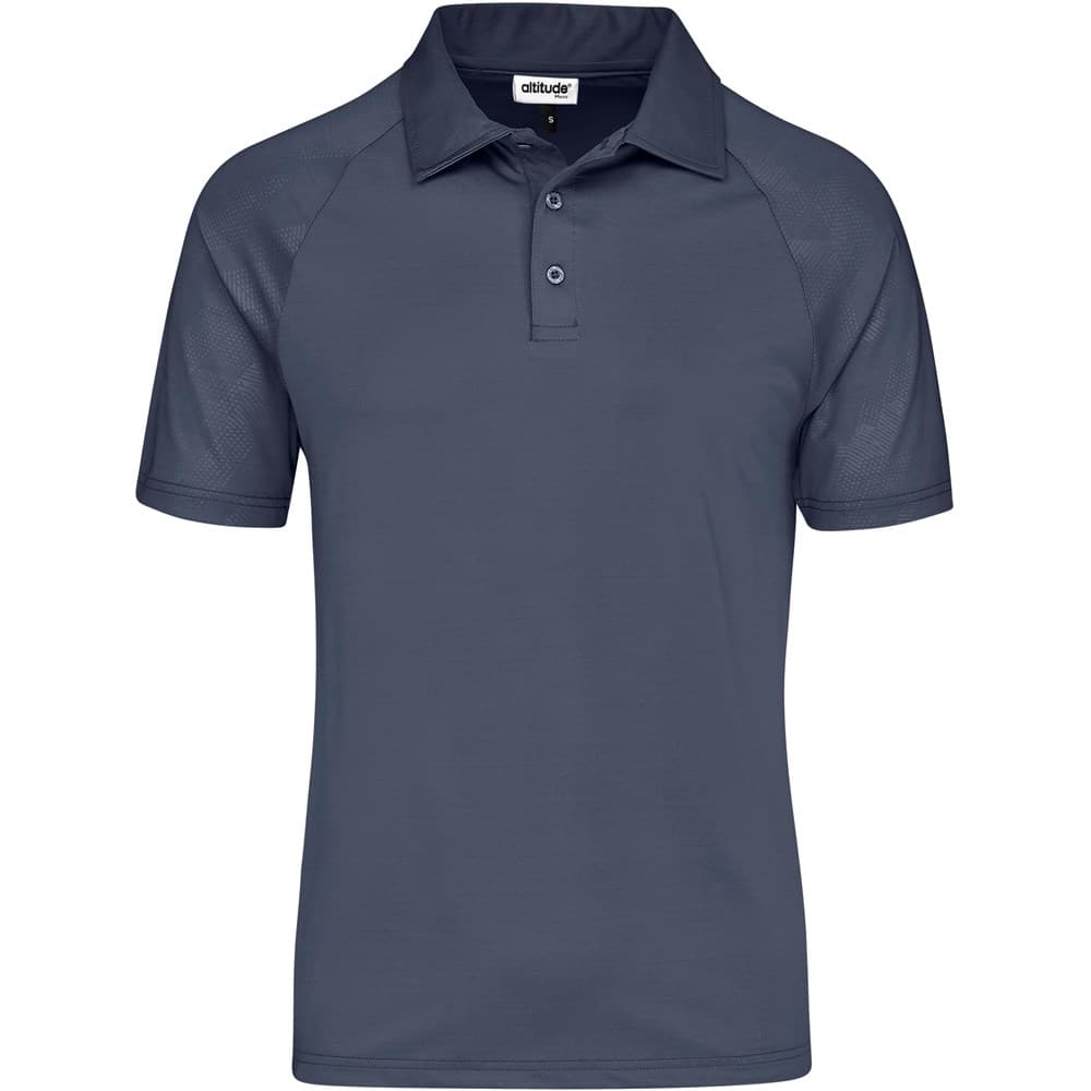 Mens Santorini Golf Shirt - Grey