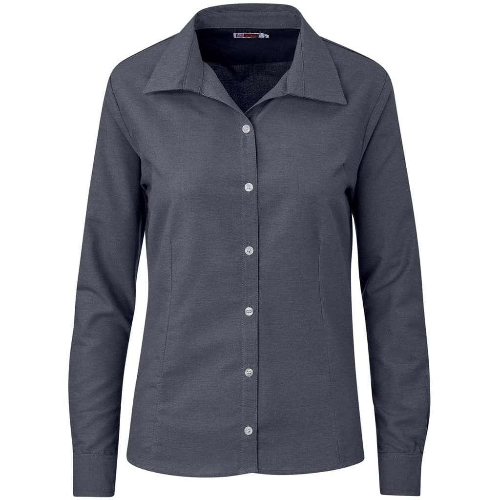 Ladies Long Sleeve Aspen Shirt - Grey