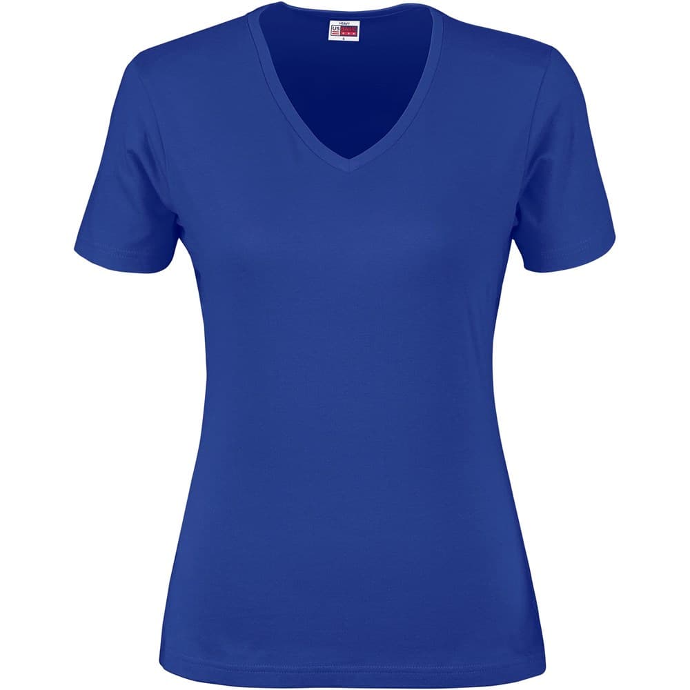 Ladies Super Club 165 V-Neck T-Shirt - Royal Blue