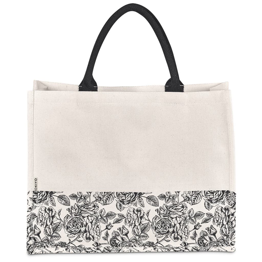 Okiyo Hana Printed Cotton Tote
