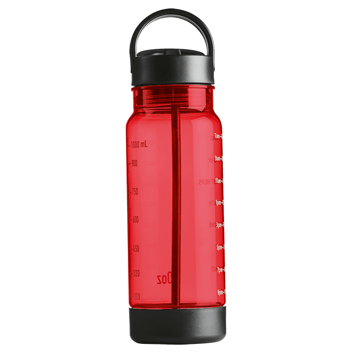 1L Torrent Water Bottle With Straw