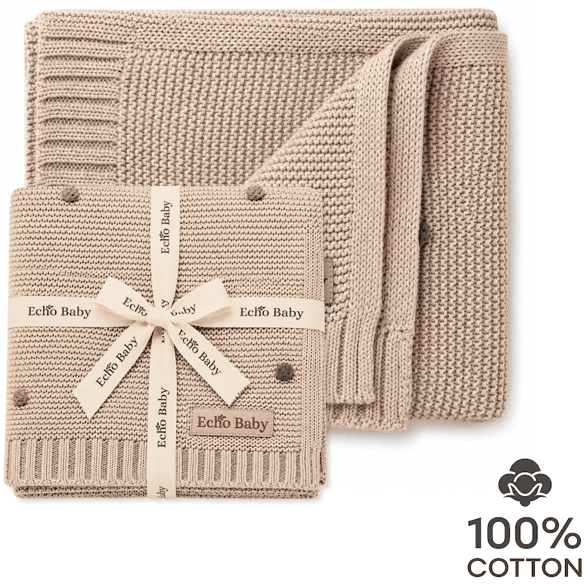 Echo Baby Knitted Baby Blanket